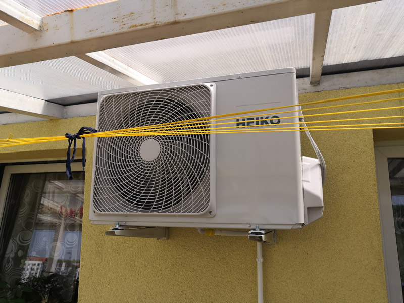 Klimatyzator Heiko zainstalowany w Poznaniu
